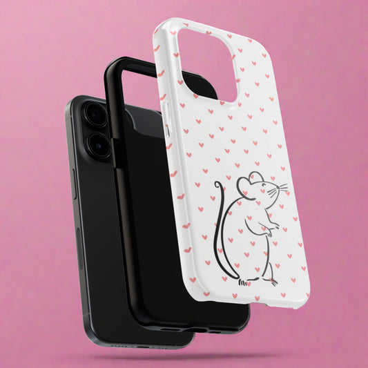 Rat Silhouette Phone Case (Tough) -- [iPhone Only]