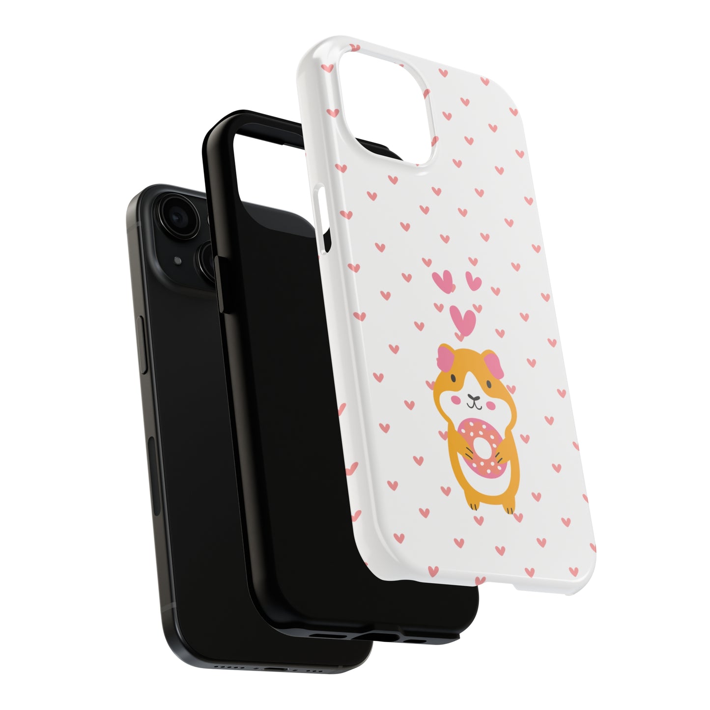 Cute Hamster & Donut Phone Case (Tough) -- [iPhone Only]