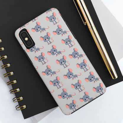 Cute Rat Pattern Phone Case (Tough) -- [iPhone Only]