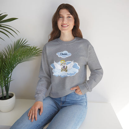 Personalized Rainbow Angel 🌈🐾💕 Heavy Blend™ Crewneck Sweatshirt