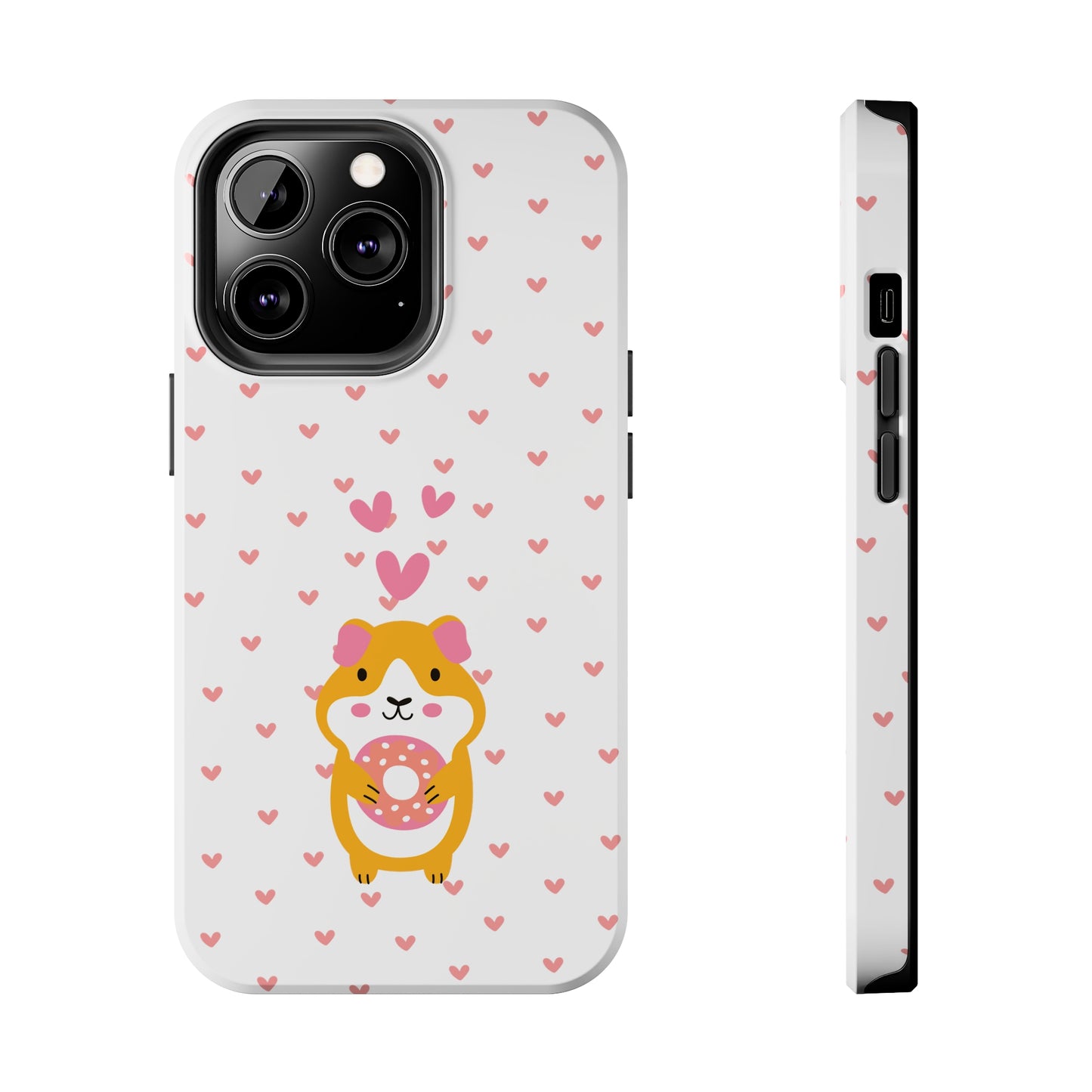 Cute Hamster & Donut Phone Case (Tough) -- [iPhone Only]