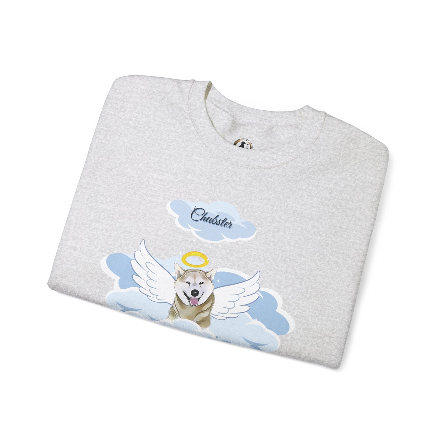 Personalized Rainbow Angel 🌈🐾💕 Heavy Blend™ Crewneck Sweatshirt