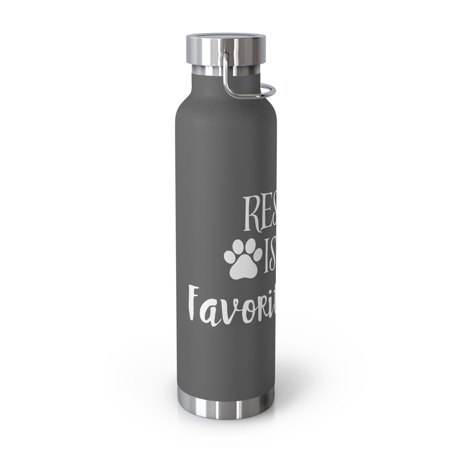 "Rescued is My Favorite Breed" Vacuum Insulated Bottle (8 Colors)