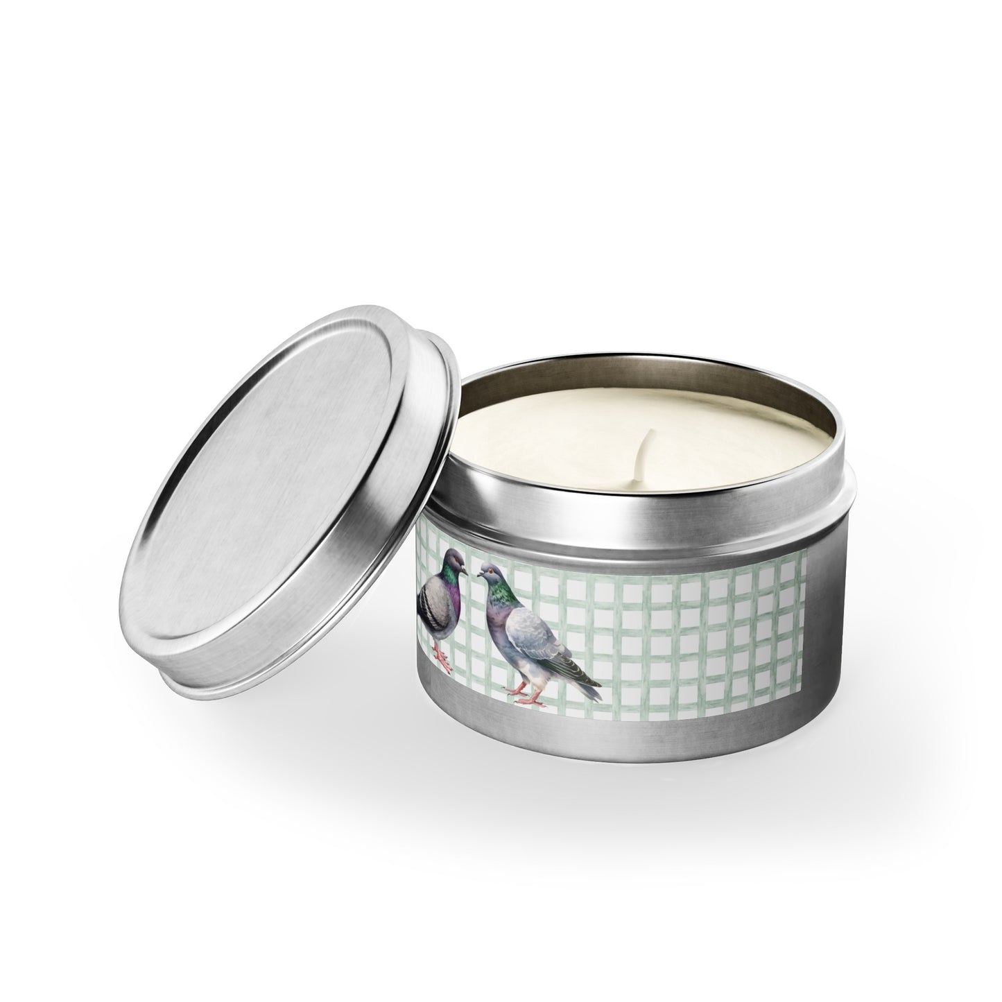 Pigeon Spring Themed Tin Candle