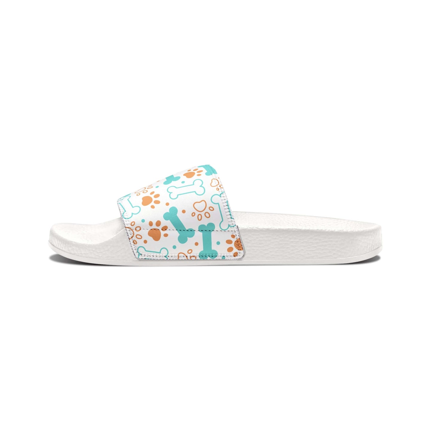 Dog Bone Pattern Slide Sandals