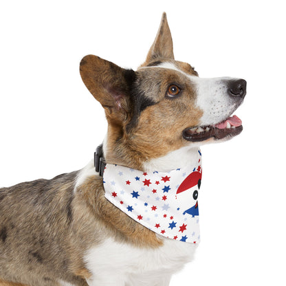 U.S.A., American, Red, White & Blue Pet Bandana Collar (S - XL)