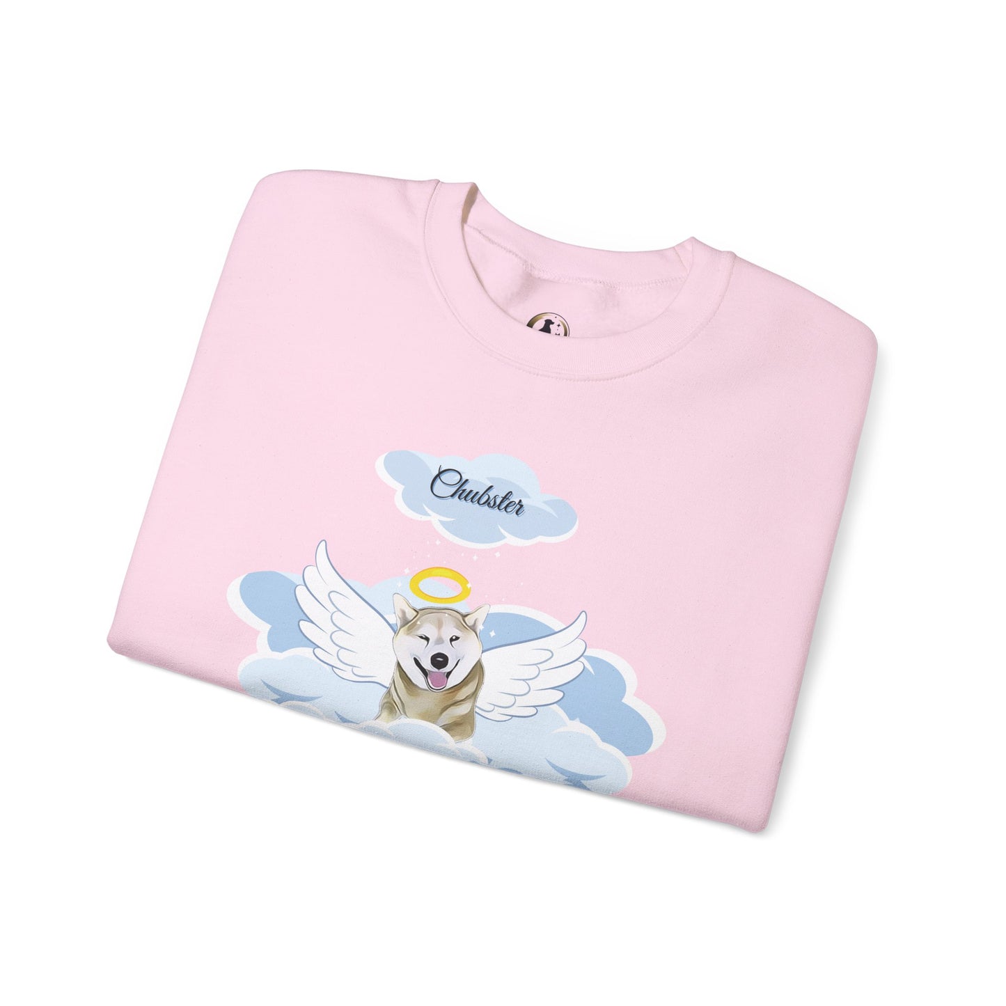 Personalized Rainbow Angel 🌈🐾💕 Heavy Blend™ Crewneck Sweatshirt