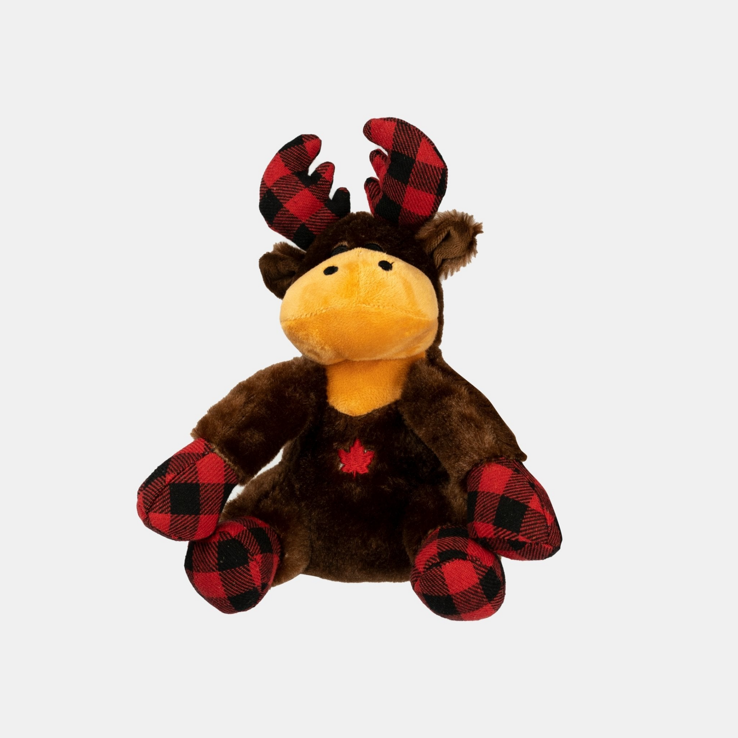 Buffalo Plaid Moose Dog Toy