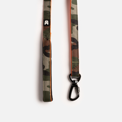 Camo Poplin Dog Leash