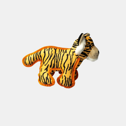 tiger shaped dog toy