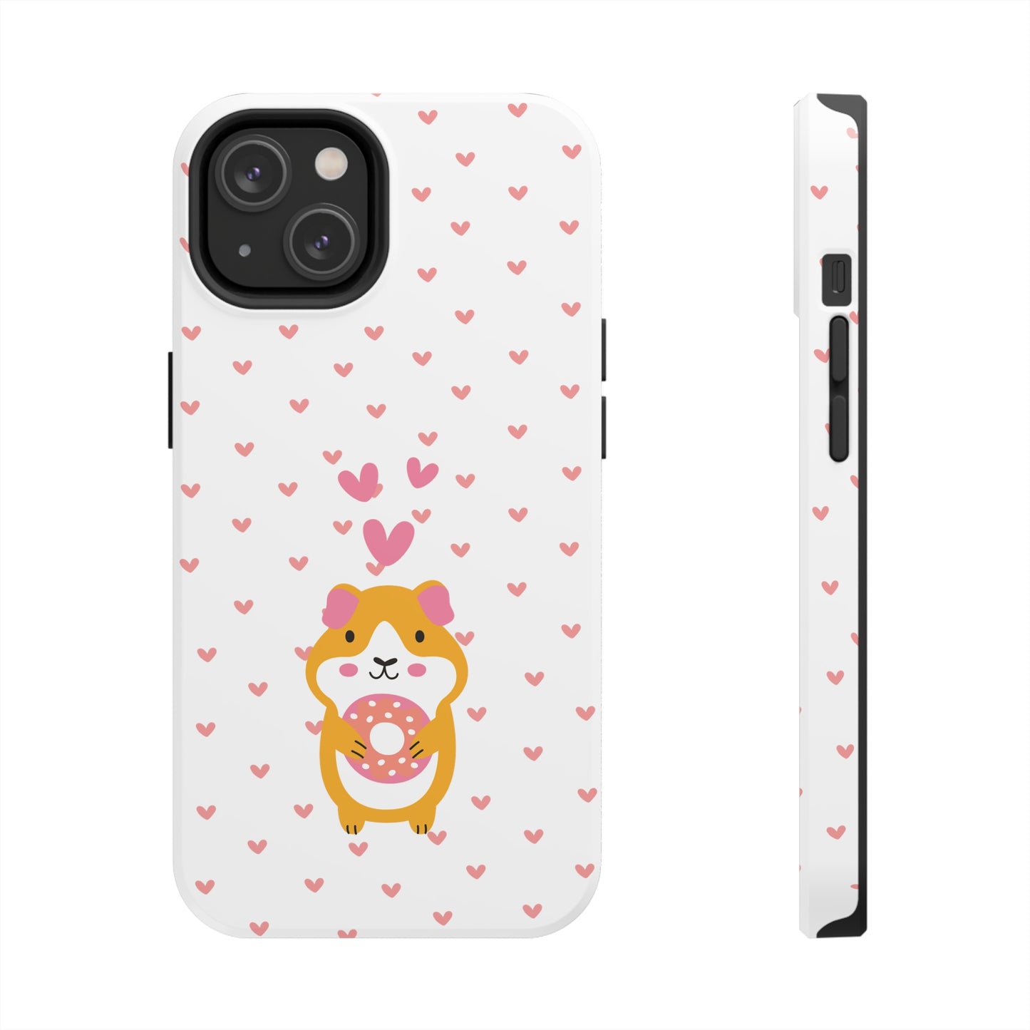 Cute Hamster & Donut Phone Case (Tough) -- [iPhone Only]