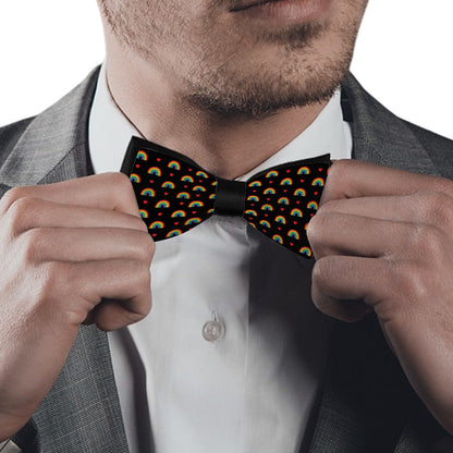 Rainbow Bow Tie for Men