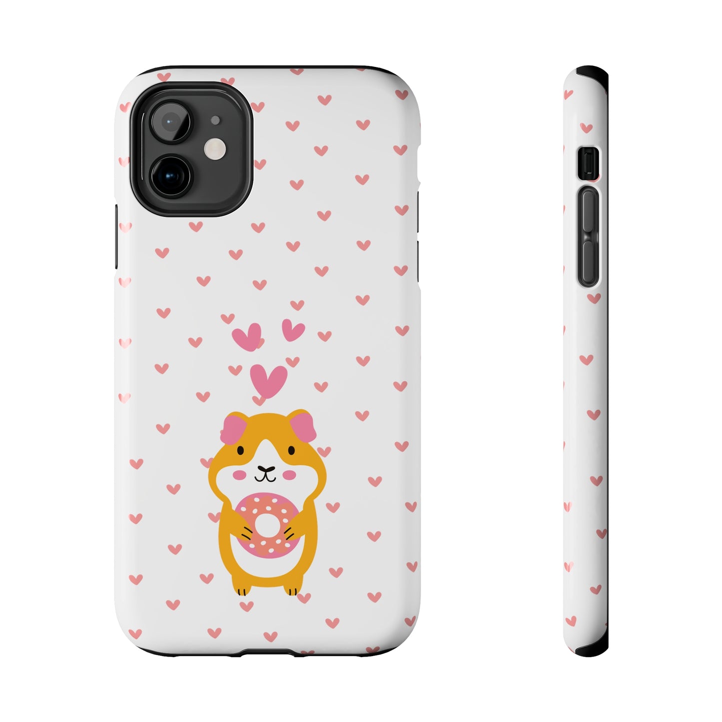 Cute Hamster & Donut Phone Case (Tough) -- [iPhone Only]