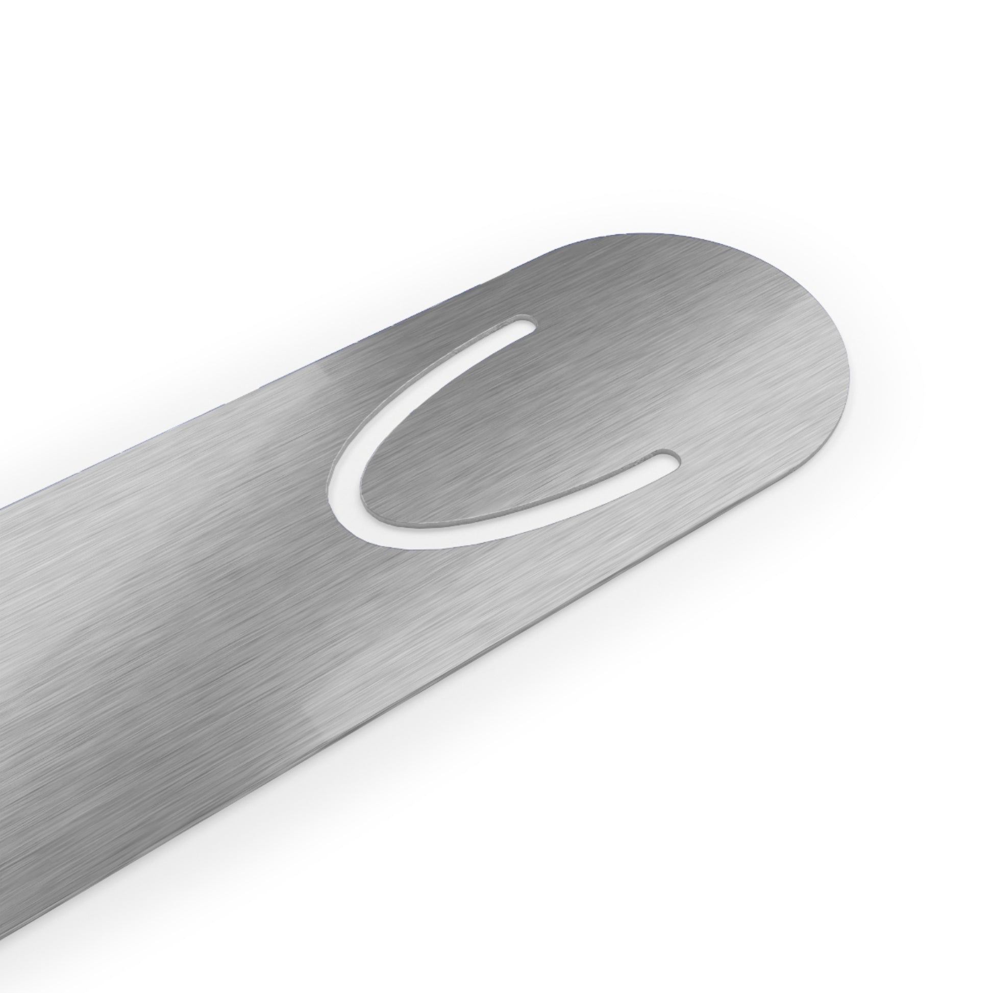 Aluminum Back of Bookmark