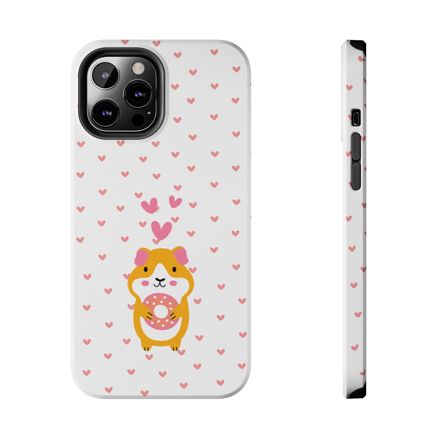 Cute Hamster & Donut Phone Case (Tough) -- [iPhone Only]