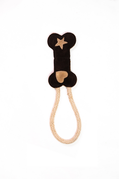 Classic Bone Natural Rope Dog Toy (SM, MED/LG)