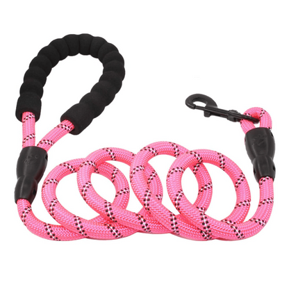 Rope Dog Leash w/ Comfort Handle - 5 Ft