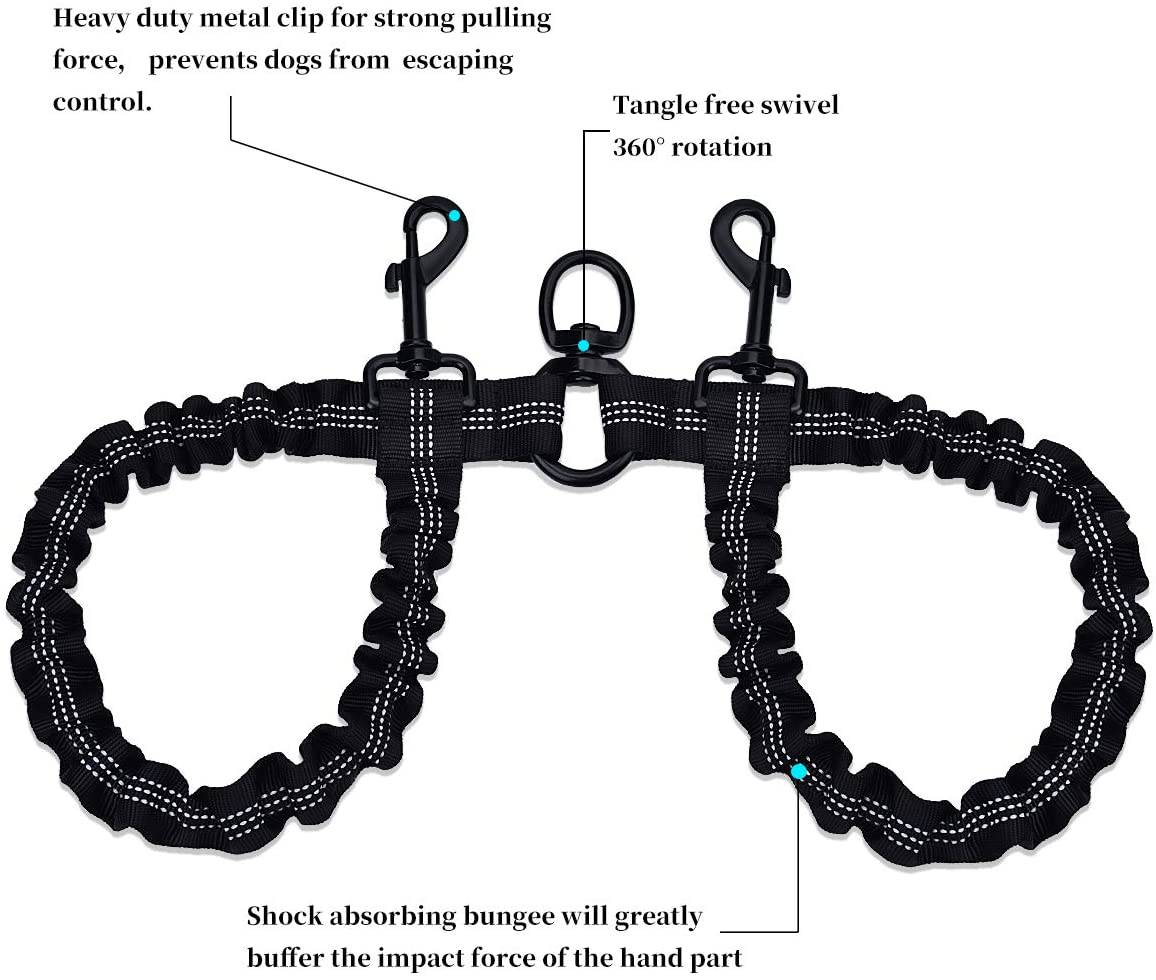 Dual Bungee Leash Add-On (3 Colors Available)