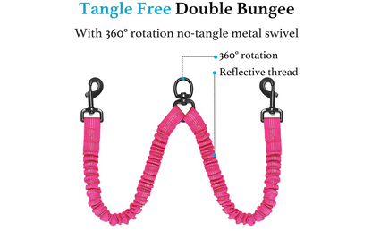 Dual Bungee Leash Add-On (3 Colors Available)