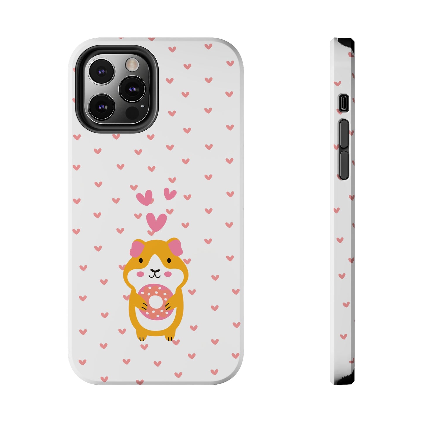 Cute Hamster & Donut Phone Case (Tough) -- [iPhone Only]