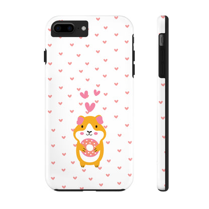 Cute Hamster & Donut Phone Case (Tough) -- [iPhone Only]