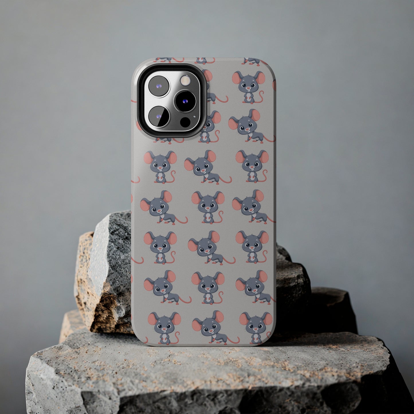 Cute Rat Pattern Phone Case (Tough) -- [iPhone Only]