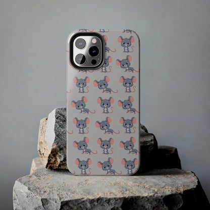 Cute Rat Pattern Phone Case (Tough) -- [iPhone Only]