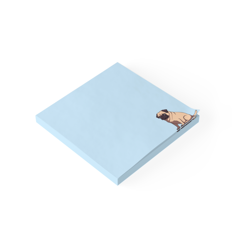 Pug Post-it® Note Pads (Multiple Sizes & Colors)