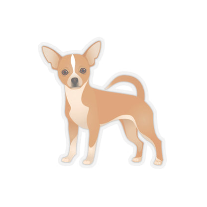 Tan Chihuahua Kiss-Cut Sticker