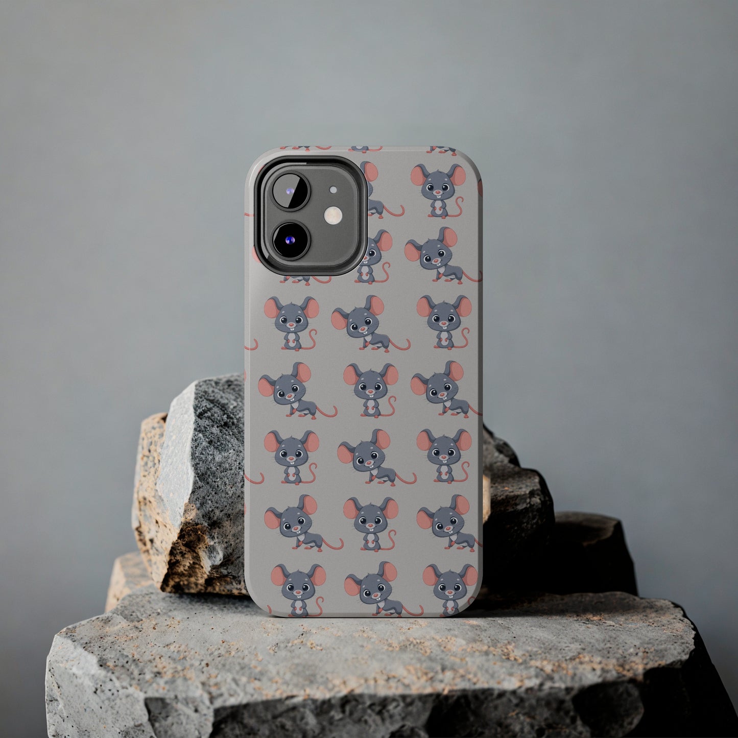 Cute Rat Pattern Phone Case (Tough) -- [iPhone Only]