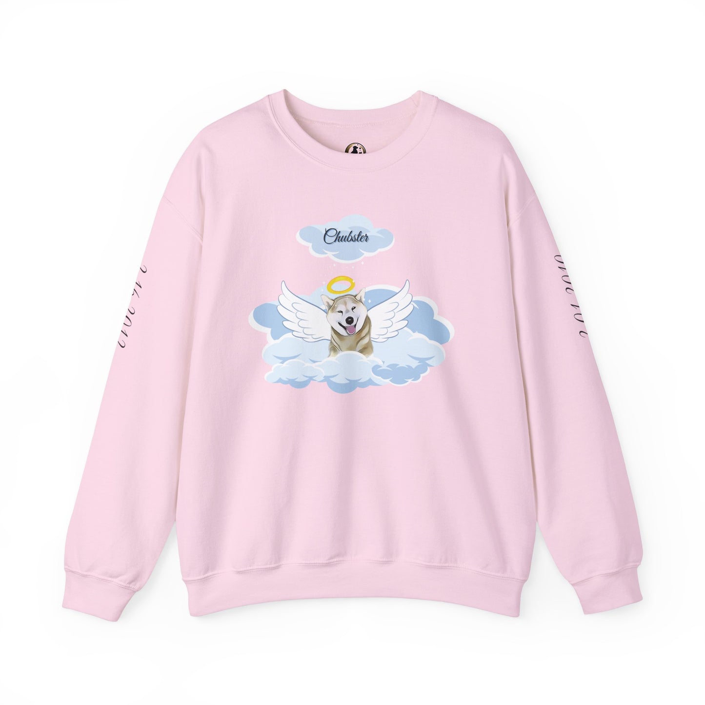 Personalized Rainbow Angel 🌈🐾💕 Heavy Blend™ Crewneck Sweatshirt