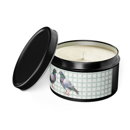 Pigeon Spring Themed Tin Candle