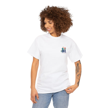 Animal Shelter Cotton Tee "Heroes of the Rescue: Celebrating Shelter Workers, Animal Control, and Vet Care