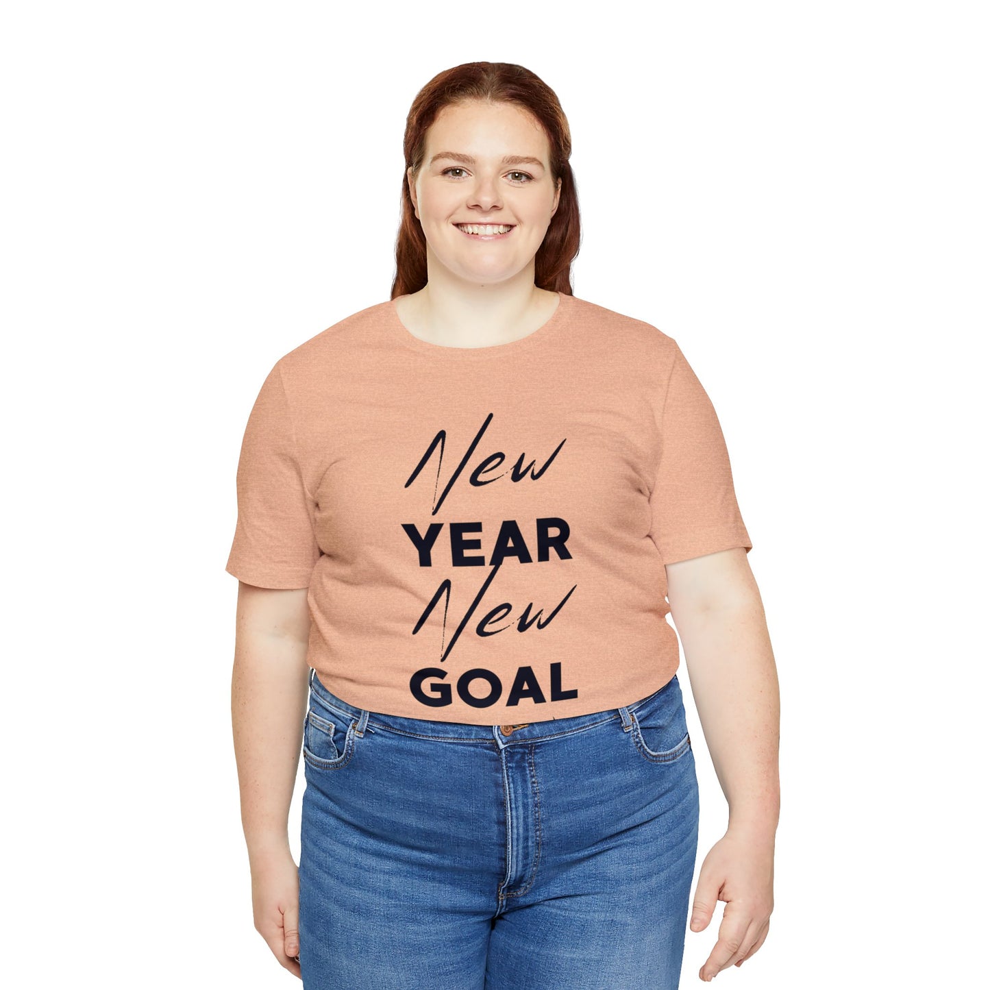 "New Year, New Goal -- Become a Foster" T-Shirt Unisex Short Sleeve Tee (Multiple Sizes & Colors)