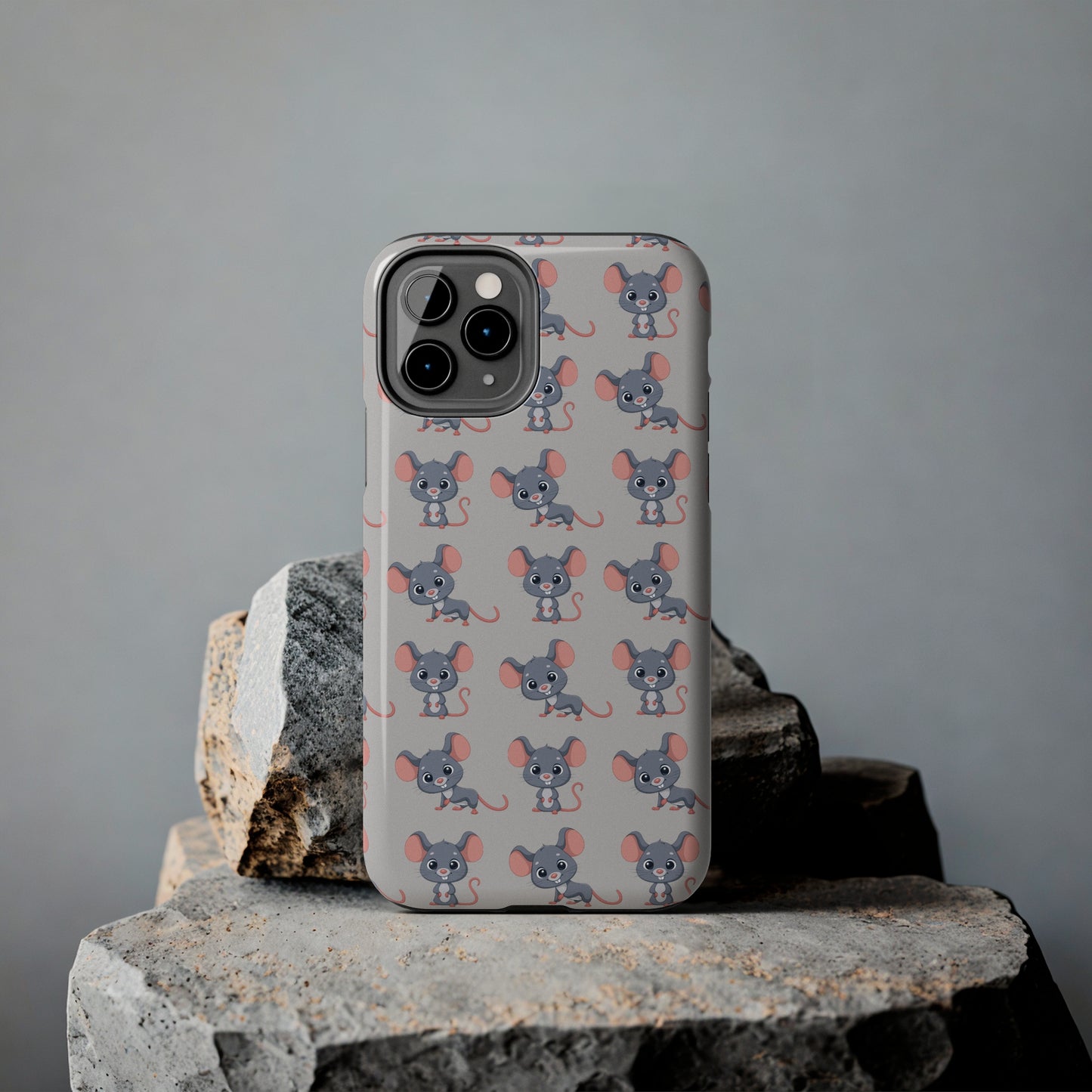 Cute Rat Pattern Phone Case (Tough) -- [iPhone Only]