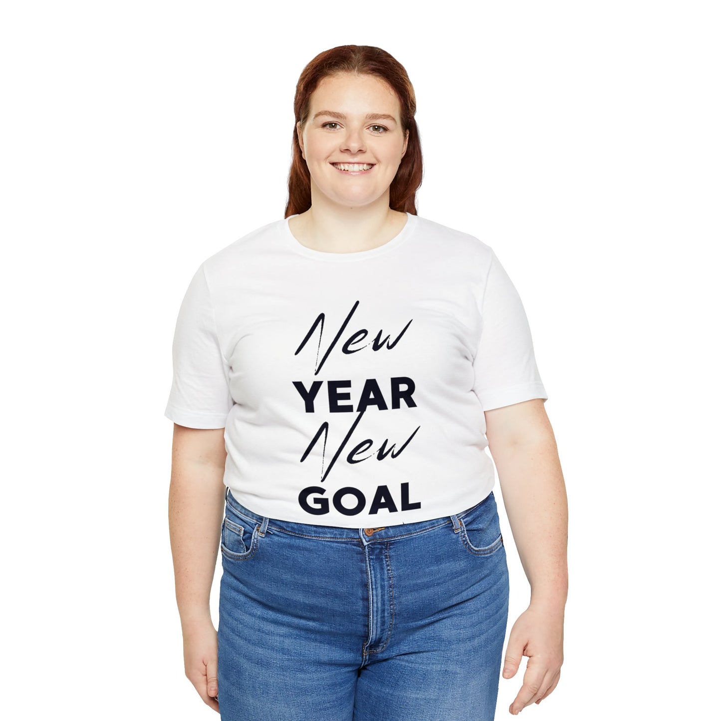 "New Year, New Goal -- Become a Foster" T-Shirt Unisex Short Sleeve Tee (Multiple Sizes & Colors)