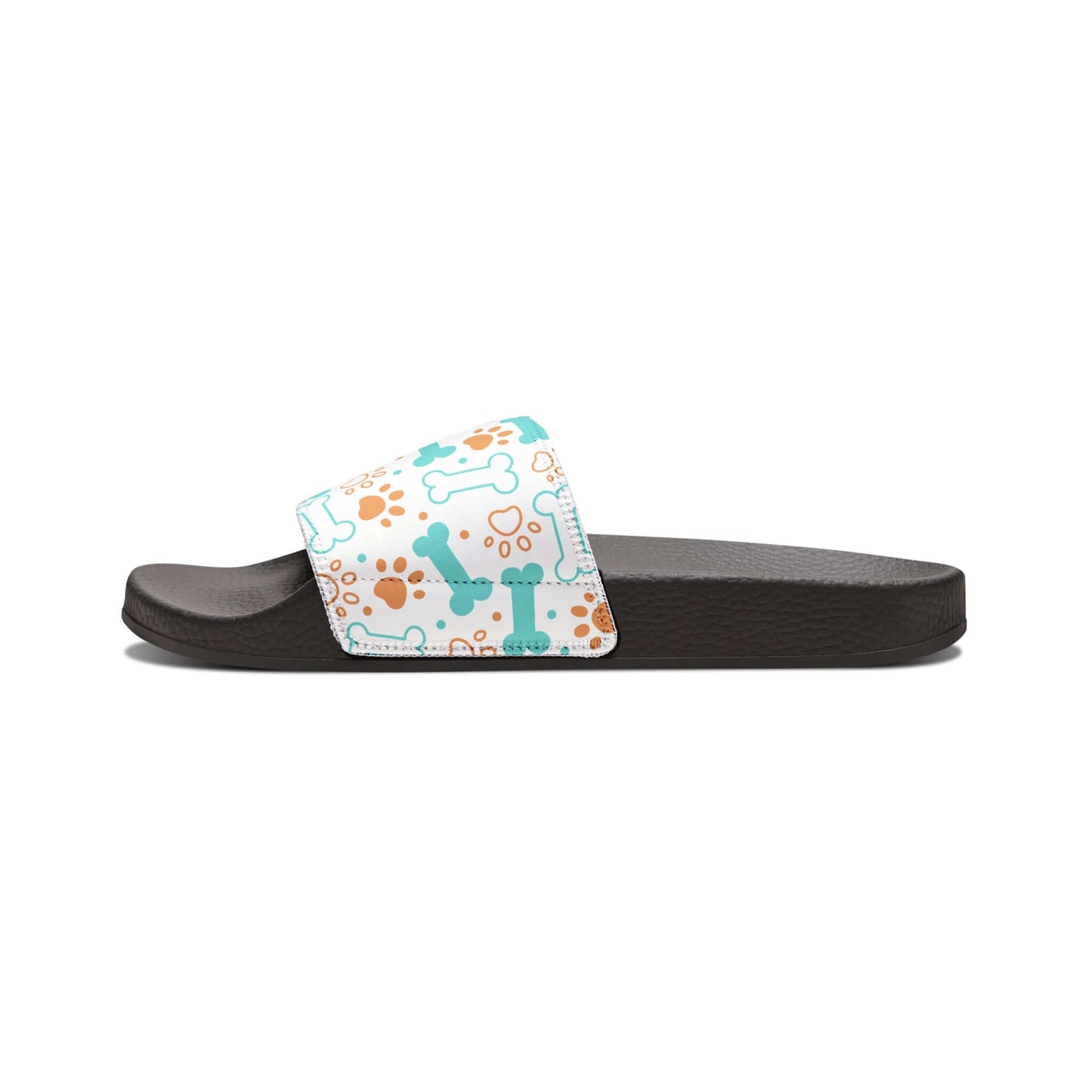 Dog Bone Pattern Slide Sandals