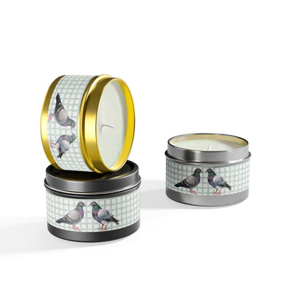 Pigeon Spring Themed Tin Candle