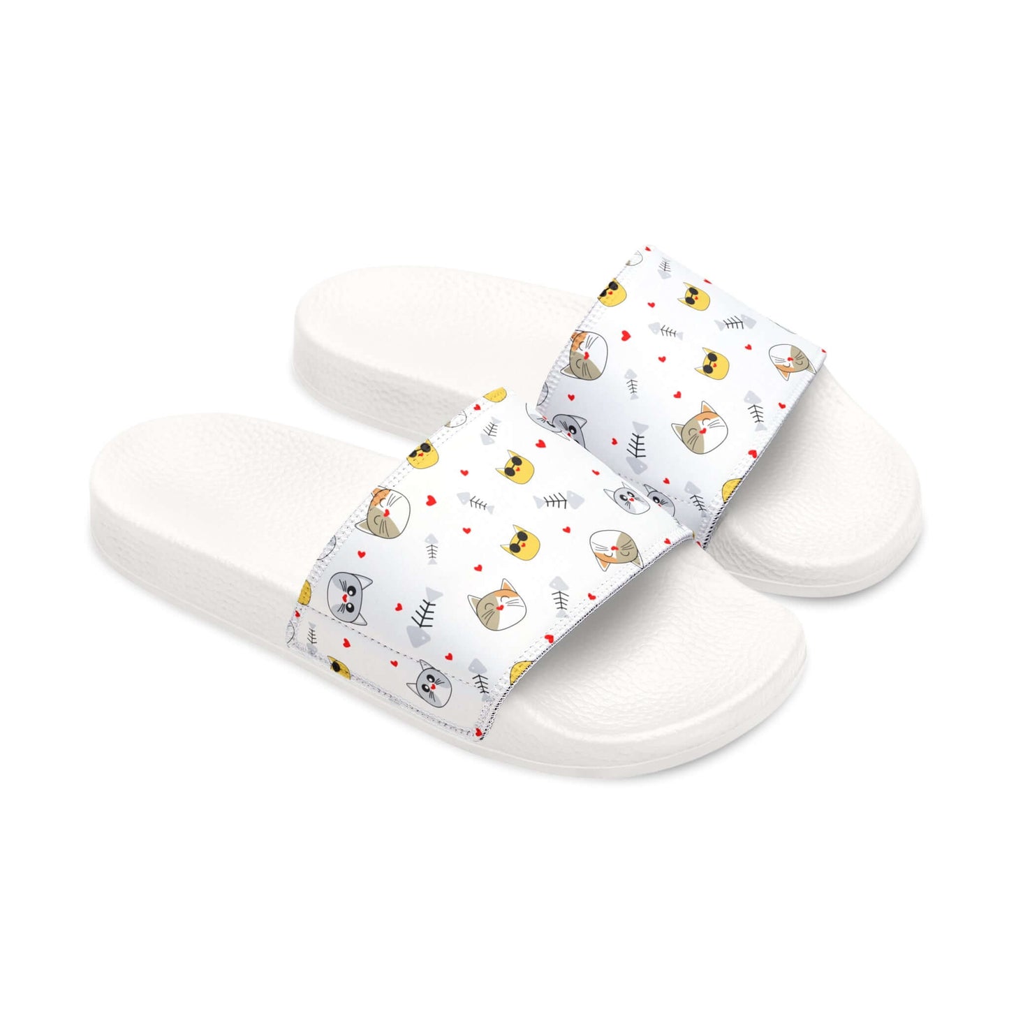 Cat Pattern Slide Sandals