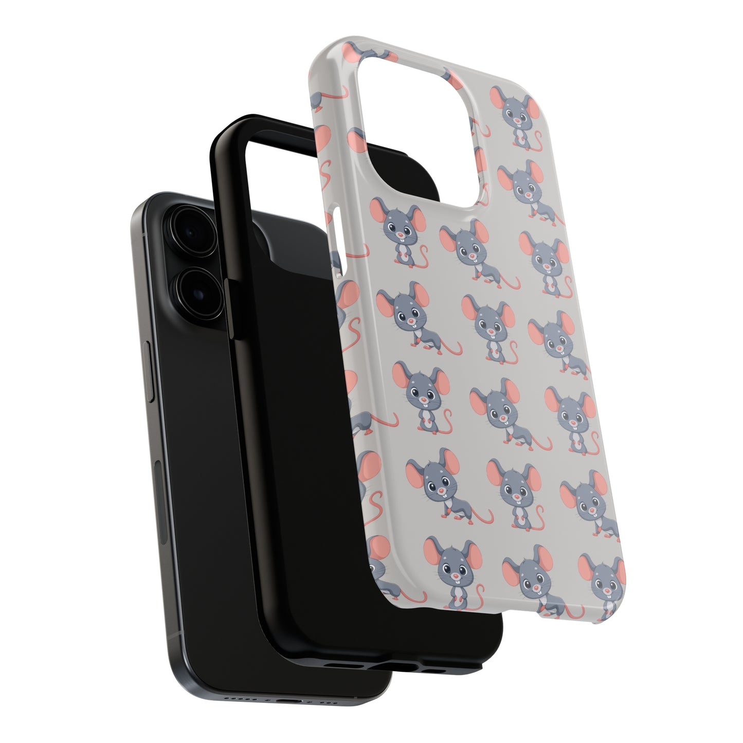 Cute Rat Pattern Phone Case (Tough) -- [iPhone Only]