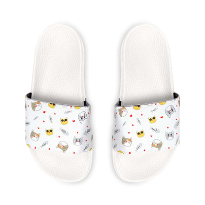 Cat Pattern Slide Sandals