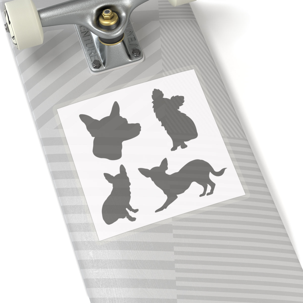 Chihuahua Silhouette Kiss-Cut Sticker