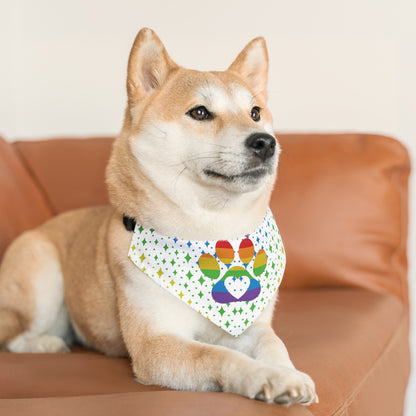 PRIDE, Rainbow Pet Bandana Collar (S - XL)