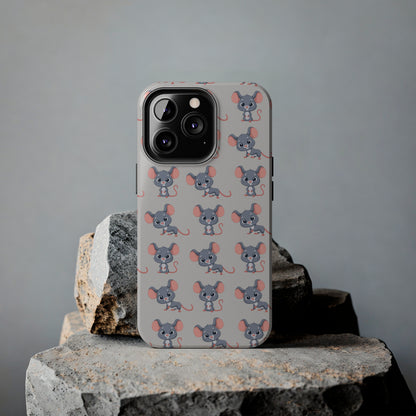 Cute Rat Pattern Phone Case (Tough) -- [iPhone Only]