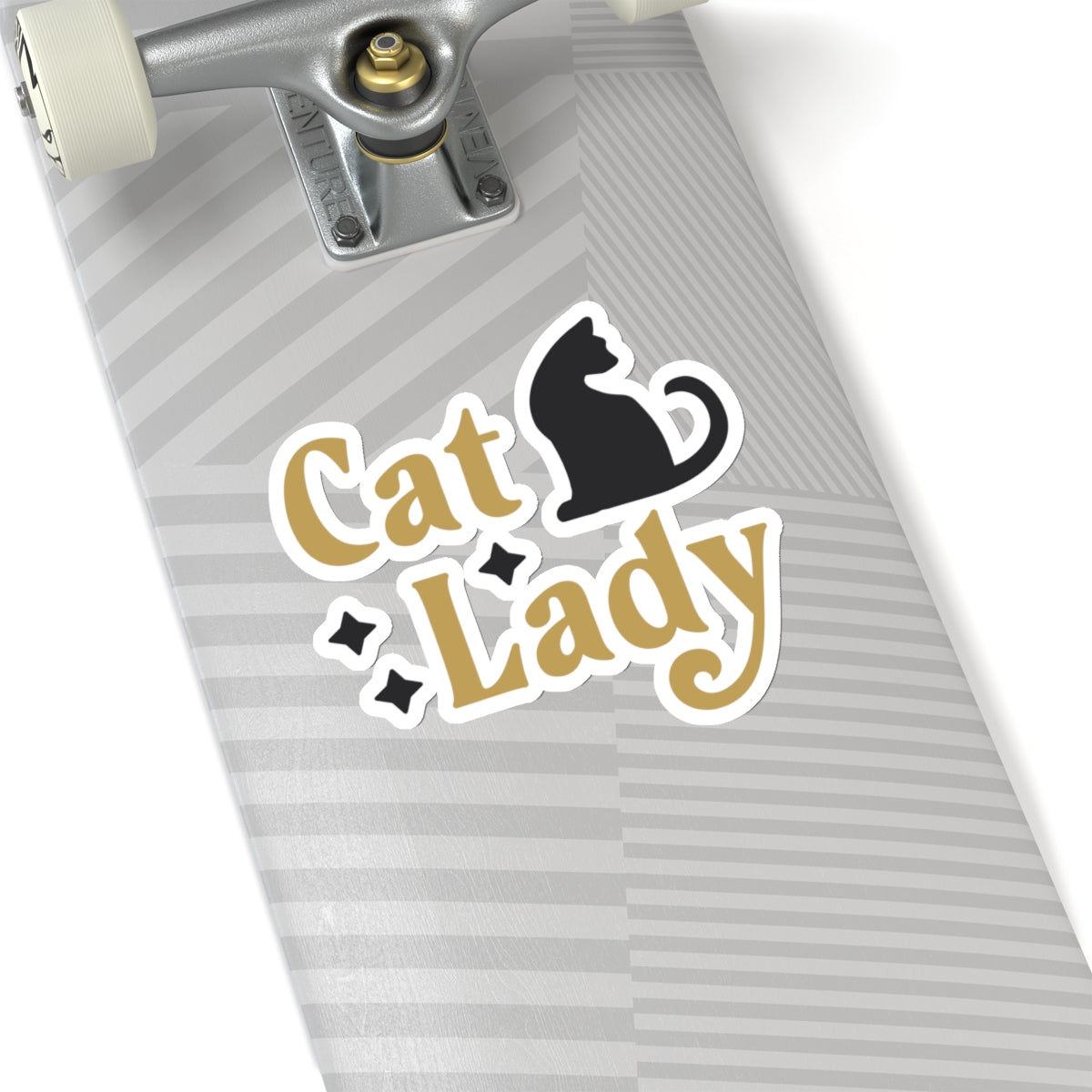 'Cat Lady' Kiss-Cut Sticker