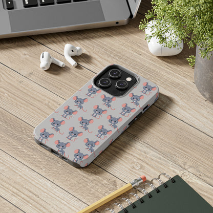 Cute Rat Pattern Phone Case (Tough) -- [iPhone Only]