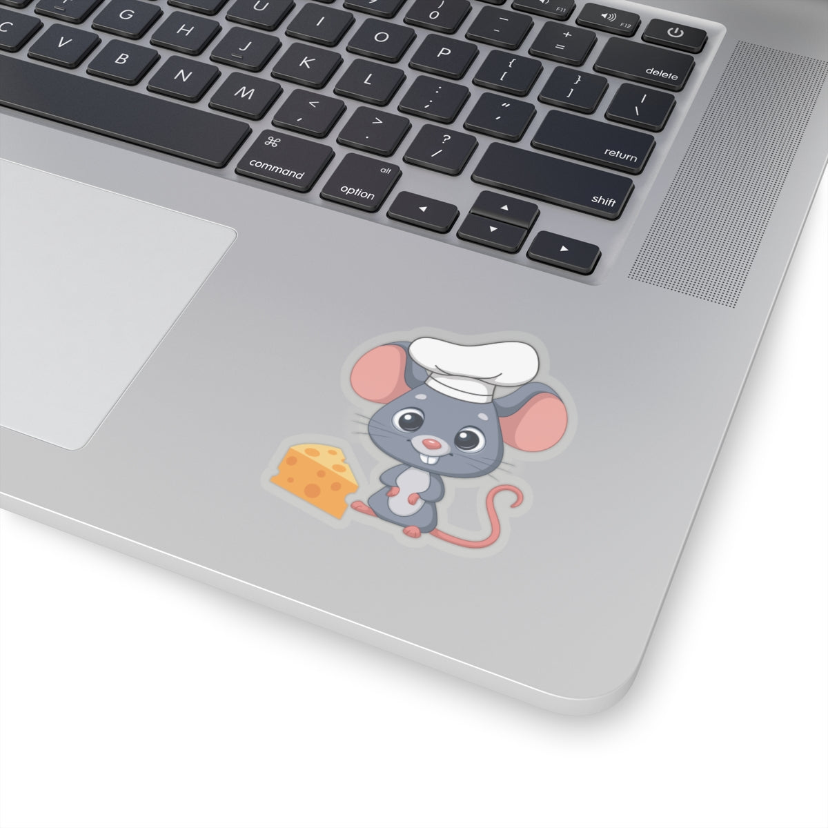 Rat Chef with Cheese Kiss-Cut Sticker