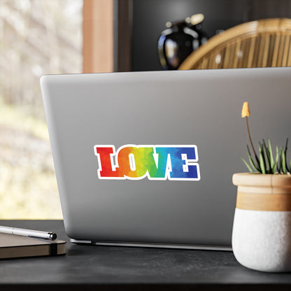 PRIDE LOVE Kiss-Cut Vinyl Decals