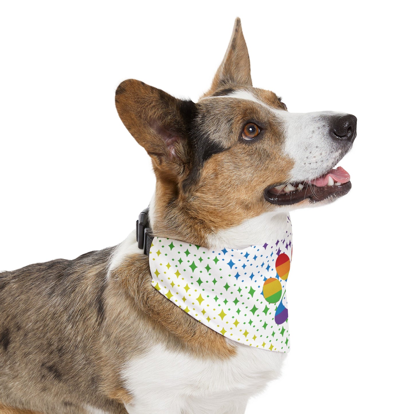 PRIDE, Rainbow Pet Bandana Collar (S - XL)