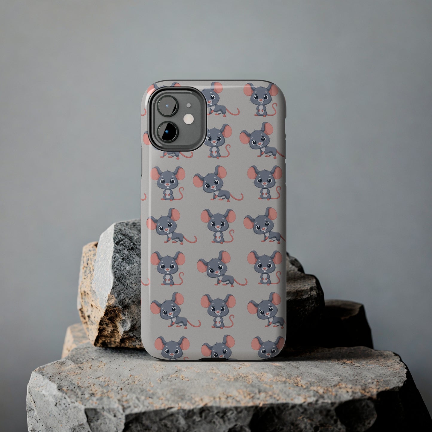 Cute Rat Pattern Phone Case (Tough) -- [iPhone Only]